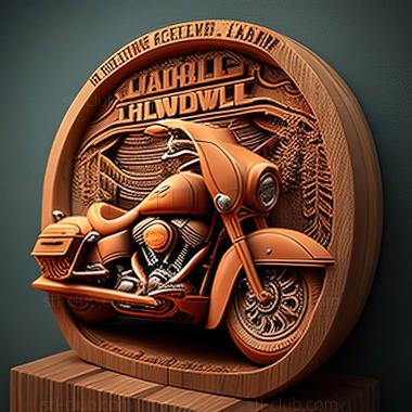 3D модель Harley Davidson Electra Glide (STL)